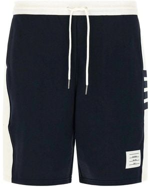 Thom Browne 4 Bar Bermuda Shorts - Blue