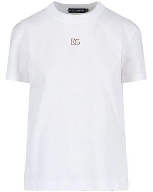 Dolce & Gabbana T-Shirt Logo - White
