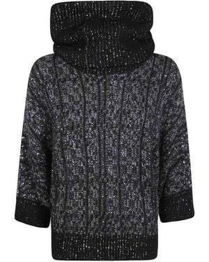 D. EXTERIOR Maglia Girocollo - Nero