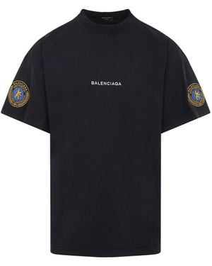 【BALENCIAGA】Oversized Short Sleeve T-shirt/全国送料無料 0400022184580_GREY?wid=600&hei