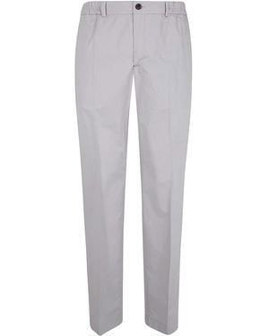Incotex Elastic Waist Chino Pants - Gray