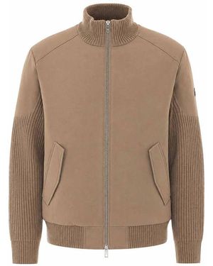 Moose Knuckles Giacca Imbottita Magnus Knit - Marrone