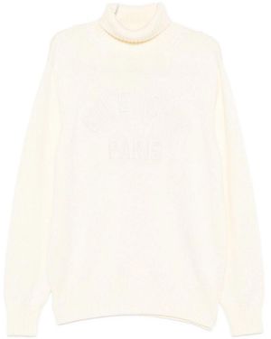 Givenchy Paris Jumper With A High Neck - White
