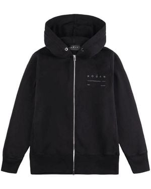 Hogan Zipper Hoodie - Black
