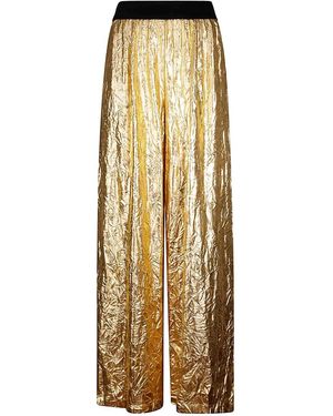 Maria Calderara Trousers - Metallic