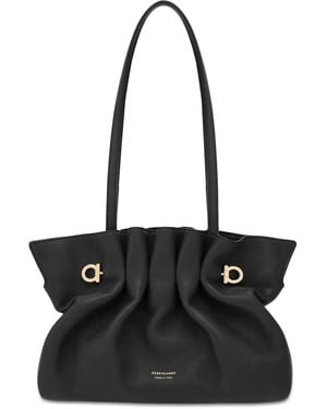 Ferragamo Small Soft-Bag - Black