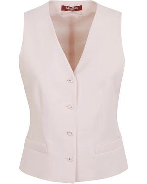 Max Mara Tailored Vest - Pink