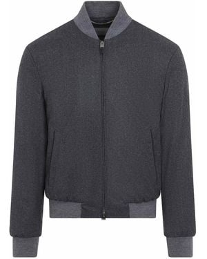 Canali Bomber Jacket - Gray
