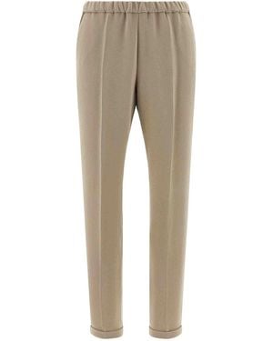 Alberto Biani Fall Trousers - Natural
