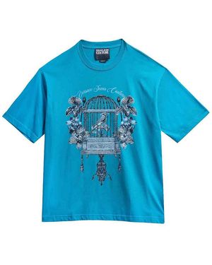 Versace Jeans Couture Tshirt Cage - Blue