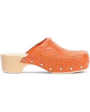 Balenciaga Scholl Clog Mule - Orange