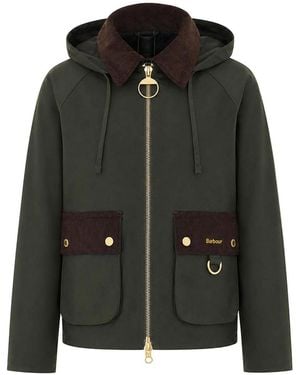 Barbour Carville Wax Jacket - Black
