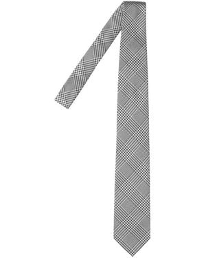 Tom Ford Printed Silk Tie - White
