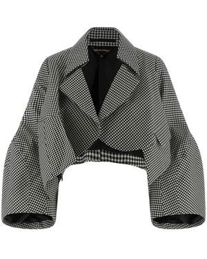 Comme des Garçons Vichy Shrug - Grey