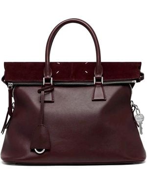 Maison Margiela 5Ac Soft Medium Bag - Purple