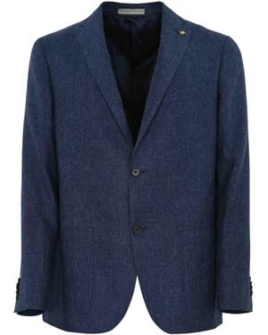 Corneliani Single-Breasted Jacket - Blue