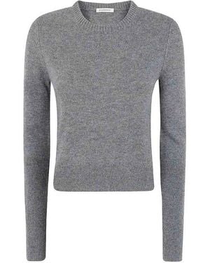 By Malene Birger Pull Col Rond - Gris