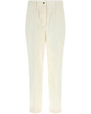 Kiton Corduroy Trousers - White