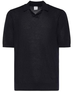 Eleventy Cotton Polo - Black