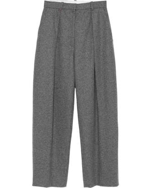 Victoria Beckham Wide Leg Pants - Gray