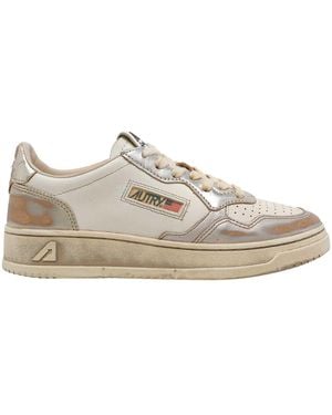 Autry Medalist Super Vintage Trainers - White