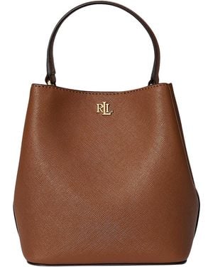 Ralph Lauren Reese Sm Bkt-Bucket Bag-Small - Brown