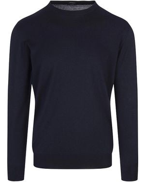 Kiton Crewneck Sweater - Blue