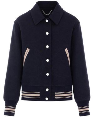Golden Goose Logo Bomber Jacket - Blue
