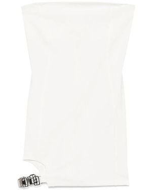 Gcds Logo Mini Dress - White