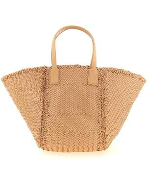 Dragon Diffusion Teresa Maxi Cabas Shopping Bag - White