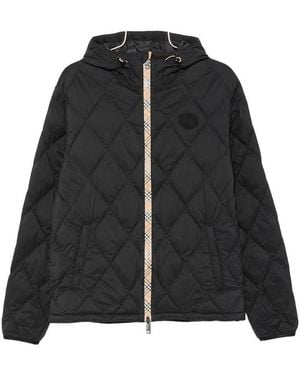 Burberry Hescott Nylon Blouson Jacket - Black