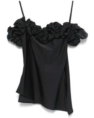 Coperni Top With Ruches - Black