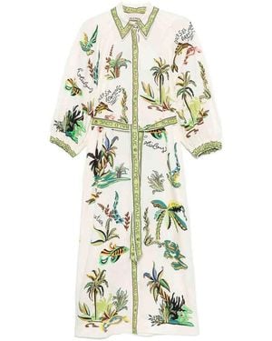 ALÉMAIS Day Dream Linen Shirtdress - White
