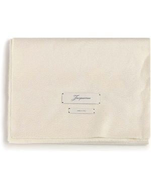 Jacquemus Echarpe Cachemire Cashmere Scarf - Natural