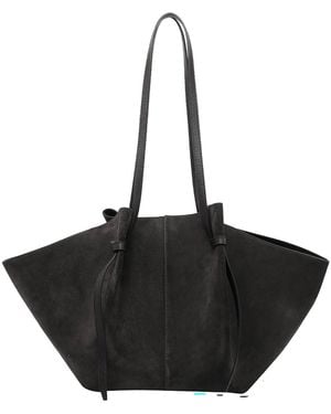 Yuzefi Ganache Large Mochi Shoulder Bag - Black