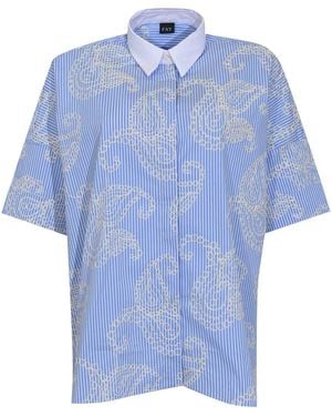 Fay Comfort Fit Shirt - Blue
