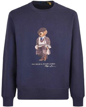 Polo Ralph Lauren Cotton Blend Sweatshirt - Blue