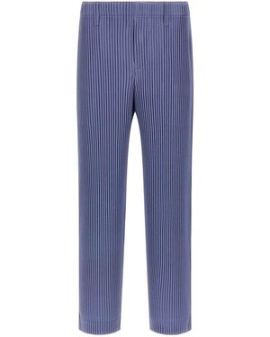 Homme Plissé Issey Miyake Tailored Pleats 1 Trousers - Blue