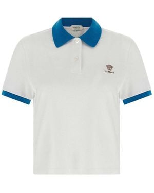 Versace 'Medusa' Polo Shirt - Blue
