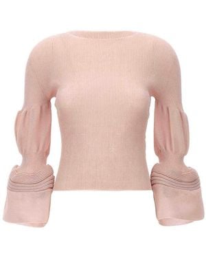 Pleats Please Issey Miyake Assemblage Branch Top - Pink