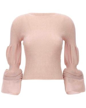 Pleats Please Issey Miyake Assemblage Branch Top - Pink