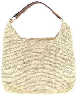 Maison Michel Cristiana Shoulder Bag - Natural