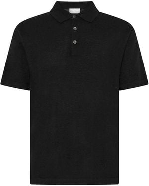 EMERSON RENALDI Short-Sleeve Polo Shirt - Black