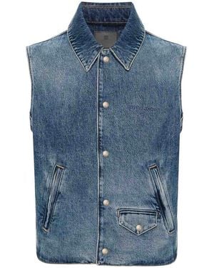 Givenchy Denim Vest - Blue