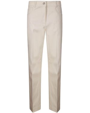 Moncler Straight Trousers - Natural