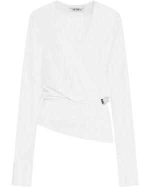 The Attico Cotton Popl - White