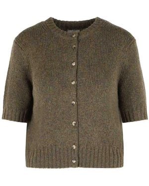 KHAITE Nora' Cashmere Cardigan - Green