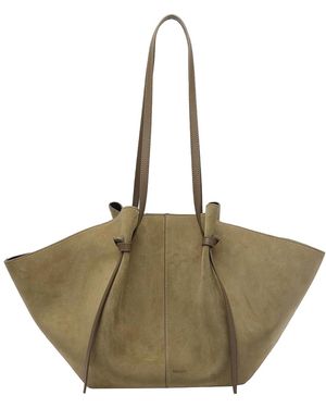 Yuzefi Fennel Large Mochi Shoulder Bag - Natural