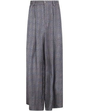 Uma Wang Pantaloni Alla Paella - Grigio
