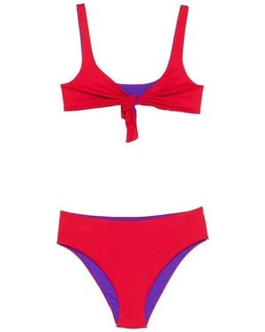 Fisico Reversible Bikini Set - Red